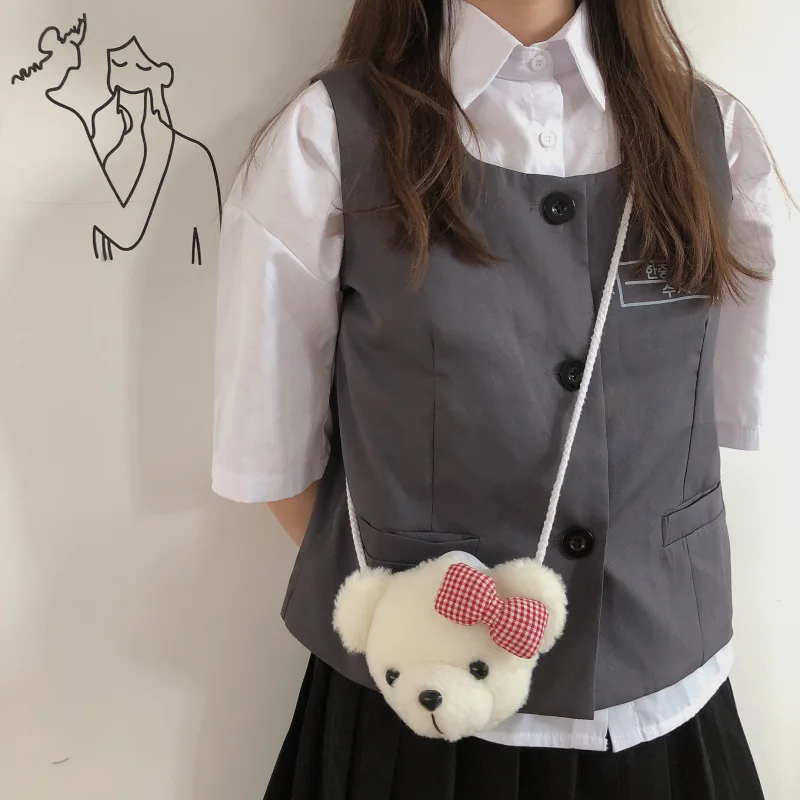 Новое поступление 2020 корейский Медведь плюшевая сумка милая мультяшная кукла