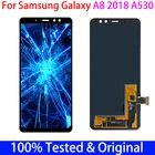 Оригинальный SUPER Amoled для SAMSUNG GALAXY A8 A530 LCD A 8 A530D A530F ЖК-дисплей сенсорный экран дигитайзер в сборе Замена