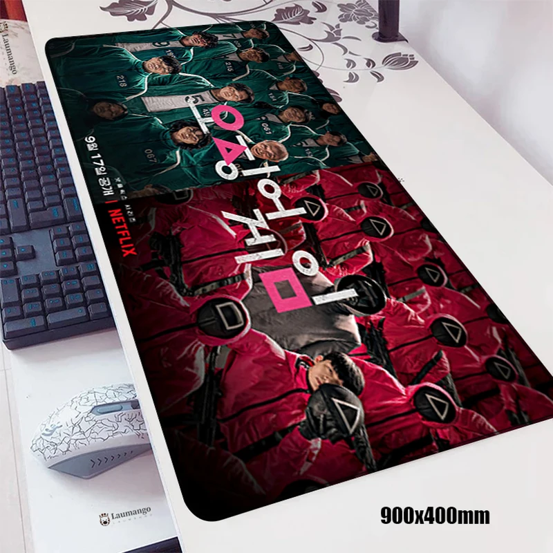 

Large Carpets Squid Game Gamer Keyboard Pad Computer Desk Carpet Gaming Laptop Mat Mouse Pads Diy Mousepad Anime Mouse Mats Xxl