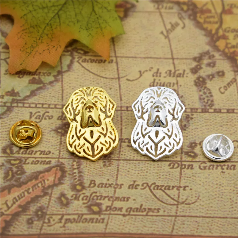 Модные броши из Ньюфаундленда с застежкой-бабочкой воротники ювелирные изделия