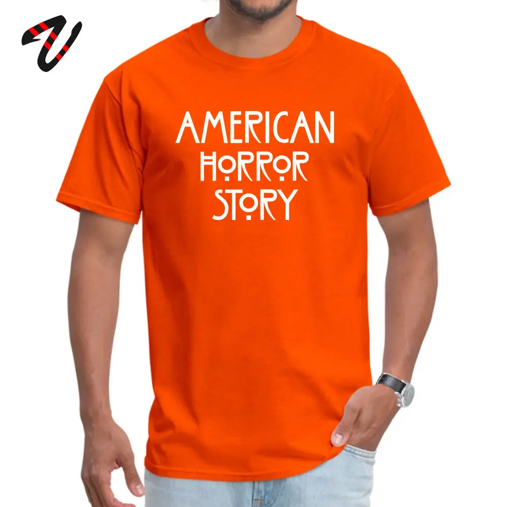 American Horror Story логотип artworknegru черные футболки Высокое качество Лето хлопковая Футболка с круглым вырезом мужские Футболки футболка