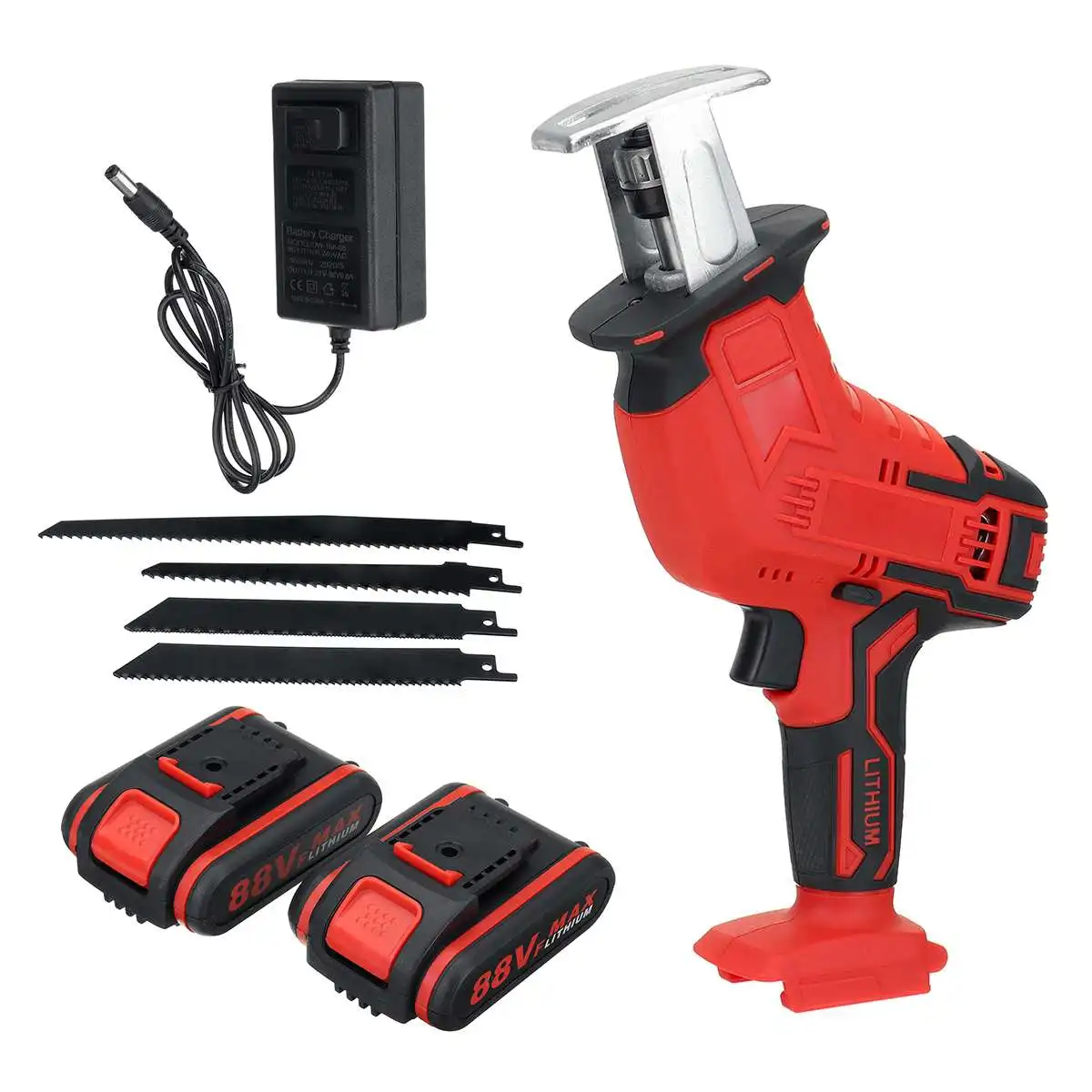 

88V Cordless Reciprocating Saw Portable Replacement Electric Saw Metal Wood Cutting Machine Tool For 18V makita Battery