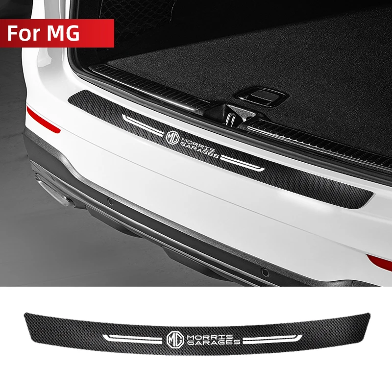 

Автомобильные наклейки на багажник, Защитная Кожаная наклейка против царапин, наклейка для MG 3 5 6 7 ZS GS HS GT 6 HECTOR, автомобильные аксессуары