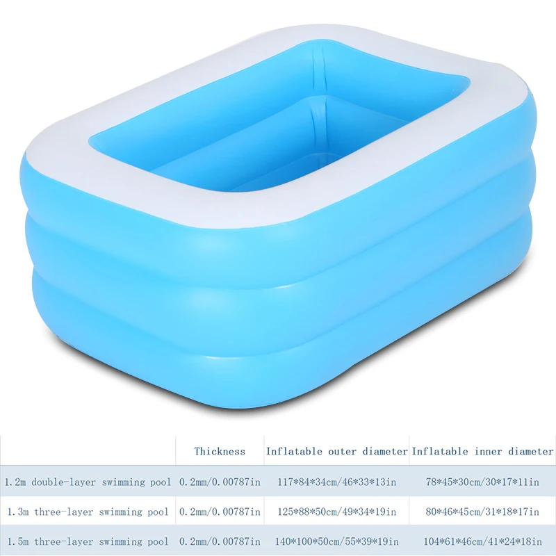 

Children's Pool Family Inflatable Swimming Pool Baby Ocean Ball Pool Bath Toys PVC Inflatable Children's Framed Removable Pool