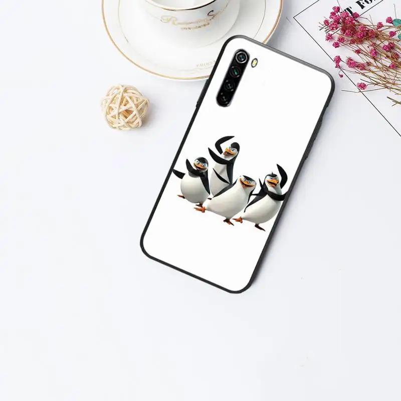 Чехол с принтом пингвинов Мадагаскара чехол для xiaomi note max mi 7 8 9se Redmi 7a 8t 9 10 pro lite