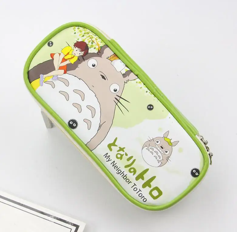 Школьный чехол-карандаш с мультипликационным принтом Kawaii Cat из искусственной кожи, вместительные сумки-карандаши для детей, канцелярские принадлежности, офисные принадлежности - Цвет: 4