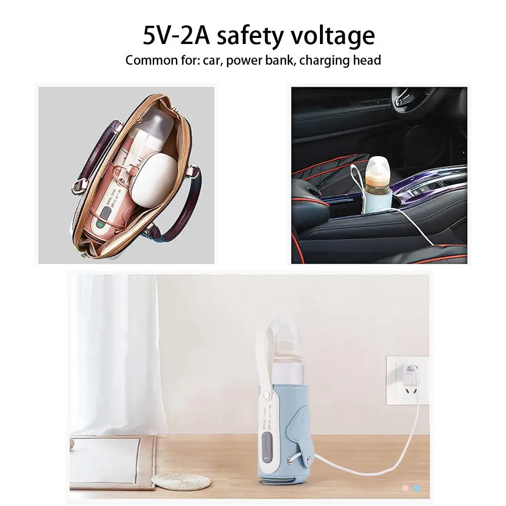 

2019 Baby Nursing BottleUniversal Heating Sleeve USB Charging Constant Temperature PPSU Milk Bottle Feeder Heater