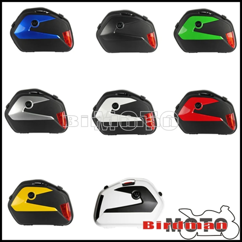 Зеленый наездник боковые Чехлы багажные коробки для Kawasaki ZX ZXR Ninja Versys ER 6F 10R 14R