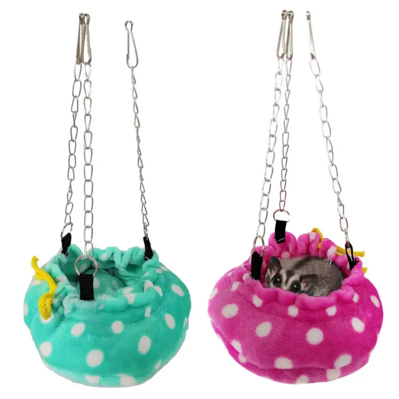 Большая подвеска для хомяка домашние животные белка хлопковый гамак двухслойная