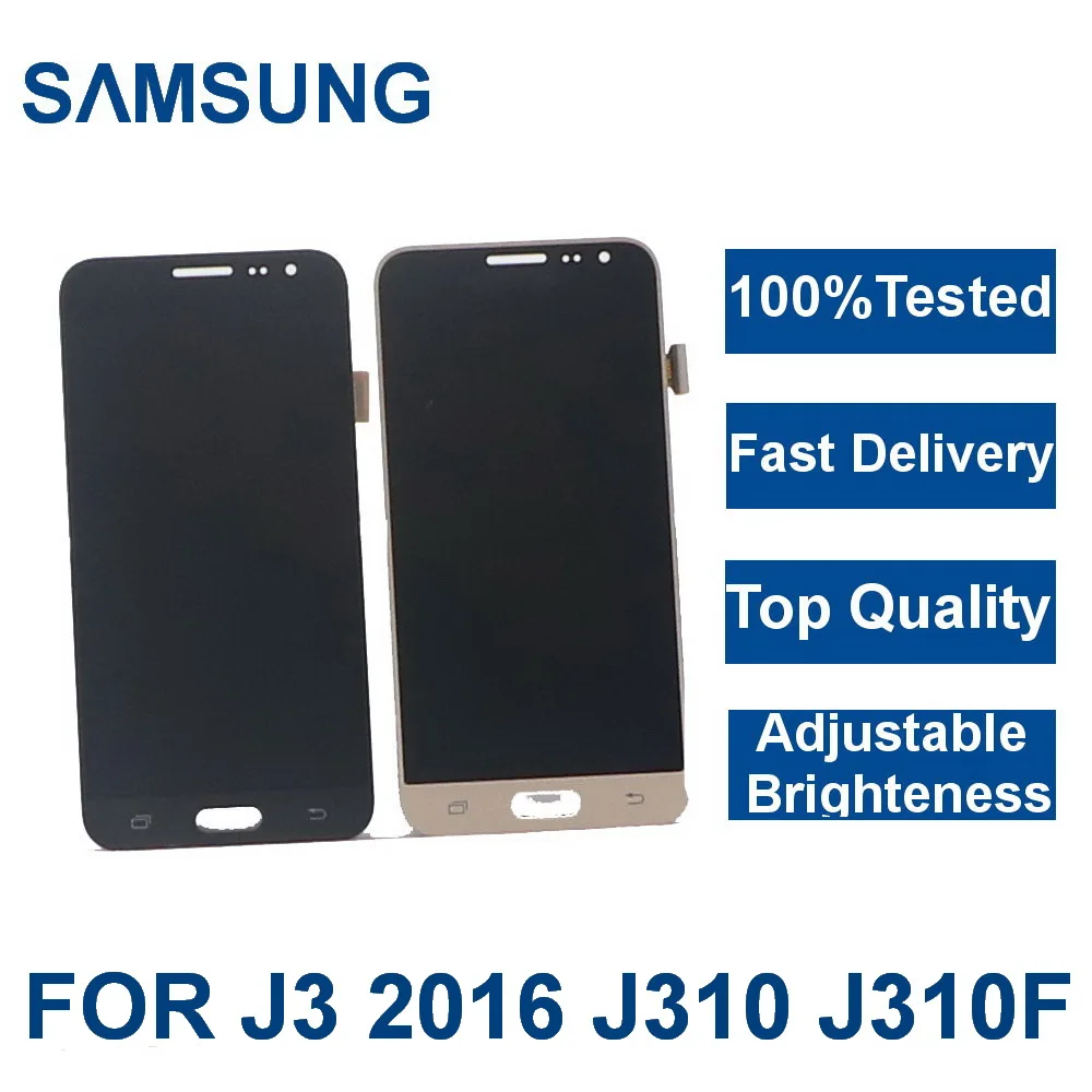 Для Samsung Galaxy J3 2016 J310 J310F J310H мобильный телефон ЖК дисплей сенсорный экран