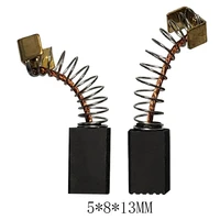 2pcs 5813mm electric hammer angle grinder carbon brush graphite copper motor tool brushes replacement