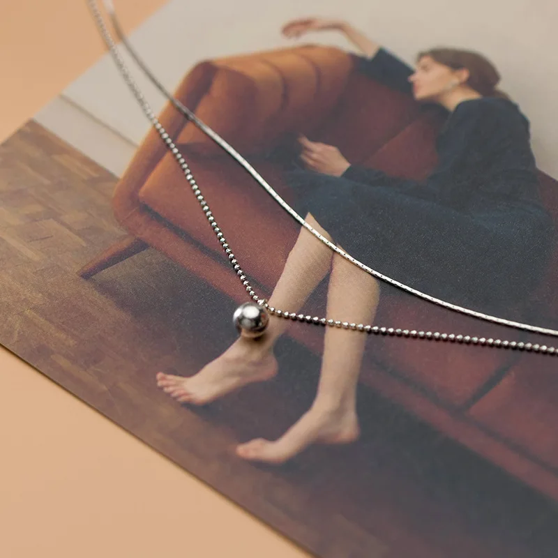 Женское Двухрядное колье-чокер из серебра 100% пробы | Украшения и аксессуары