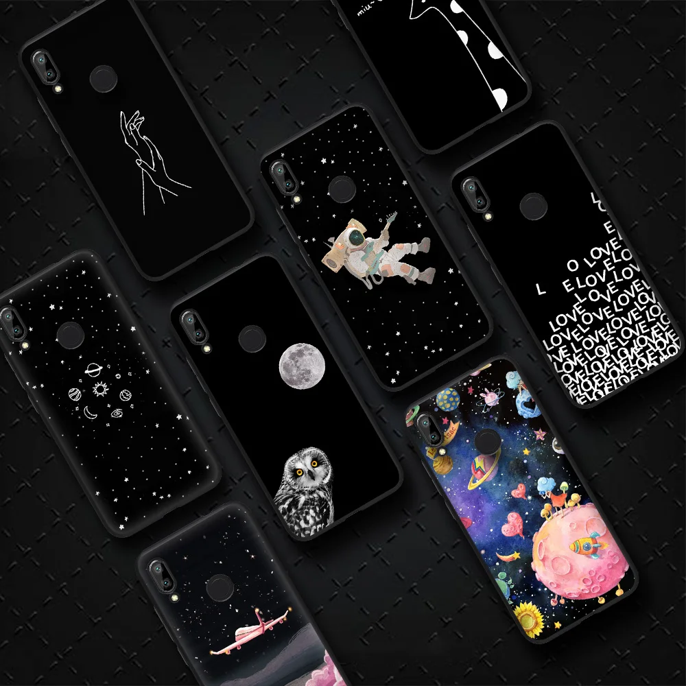 Sketch Illustration Printing Case for Redmi K20 Pro Full Cover Soft TPU Note 7 Back Capa Shell on Xiaomi K 20 |