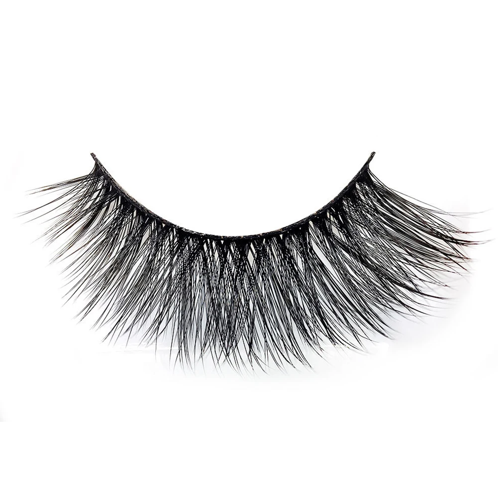 1 пара Толстые Накладные ресницы ручной работы длинные черные пышные накладные