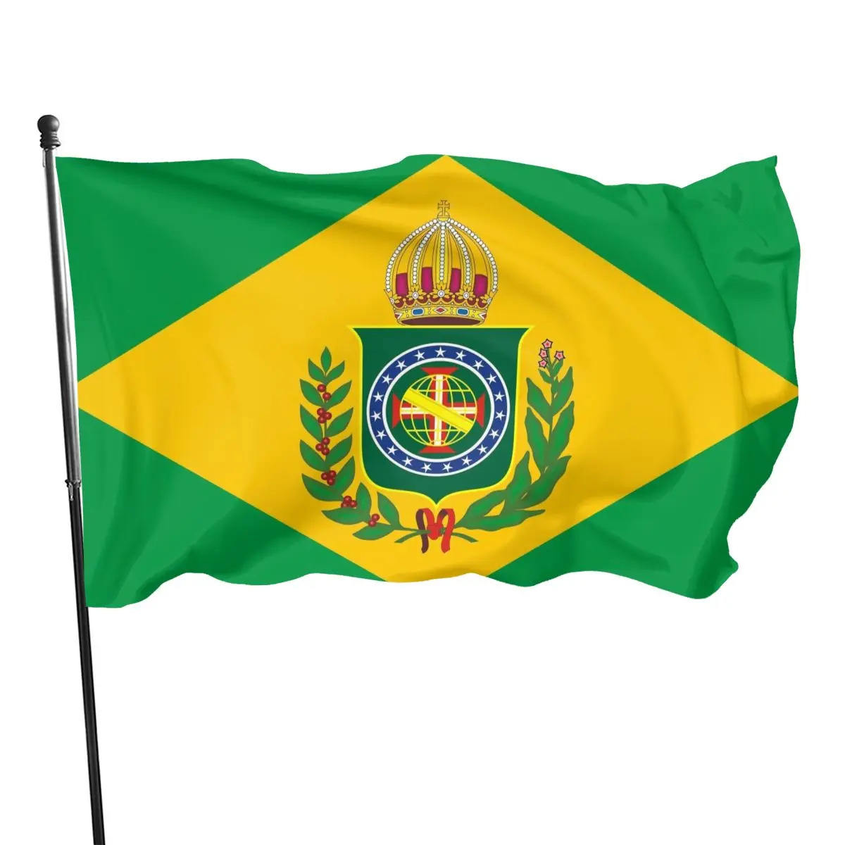 

90cmX150cm Empire Of Brazil Flag
