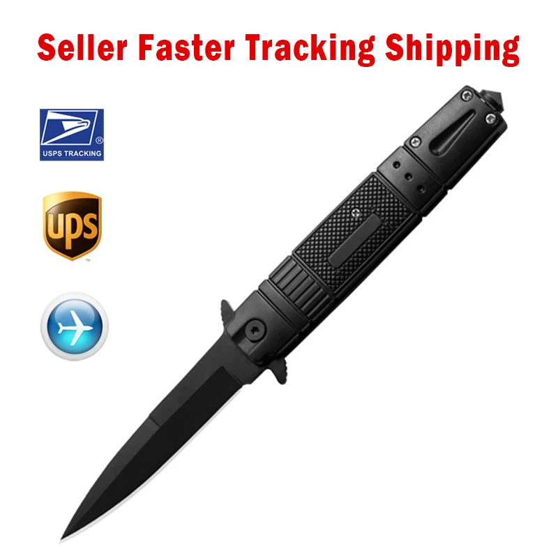 

Stainless Steel Folding Knife Multifunctional Knife Outdoor Survival Knife Portable Self-defense High Hardness War Fruit Knife