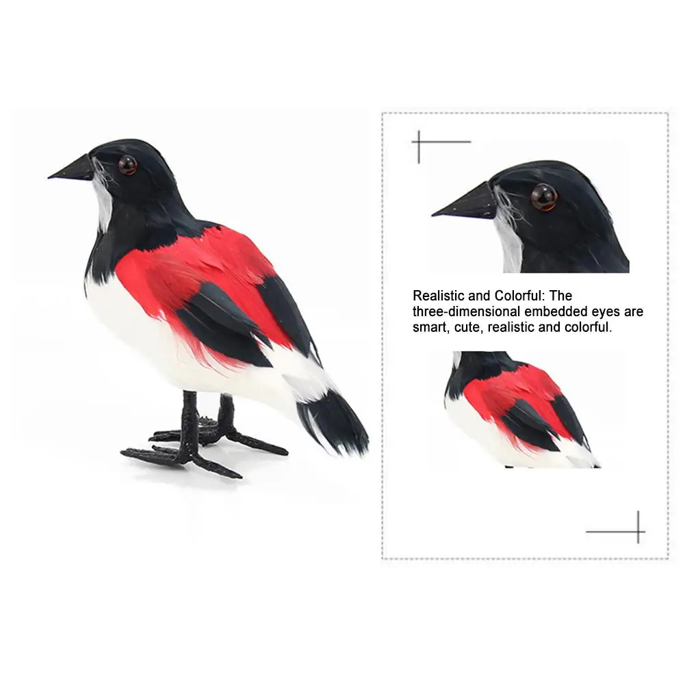 Имитация птица МОДЕЛЬ пены поддельные искусственная перо в форме птиц и животных