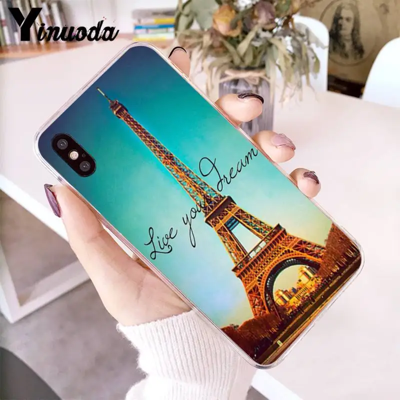 

Yinuoda France Paris the Eiffel Tower Phone Case fundas coque for iPhone 8 7 6 X XS MAX 6S Plus XR 11 12 pro max 5 5S SE cover