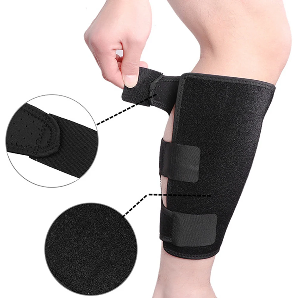 

2 Pcs Calf Brace Compression Sleeves Pads Adjustable Shin Splint Support Reduces Muscle Swelling Pain Relief For Men Women