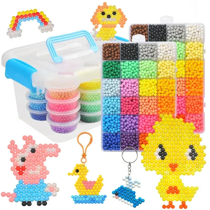 

Magical Water Mist Magic Beads DIY Handmade Jigsaw Puzzle Children's Toys Safe And Non-Toxic Children's Creative Educational Toy