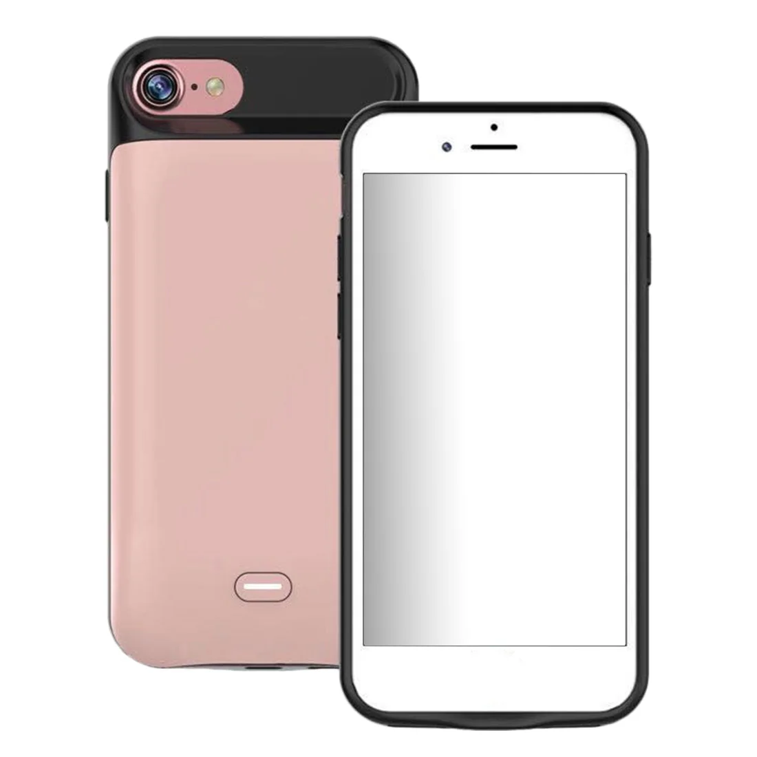 

Etmakit 5000/7200mAh Smart Magnetic Back TPU Bumper External Power Bank Pack Battery Charger Case Cover For iPhone 6 6s 7 8 Plus