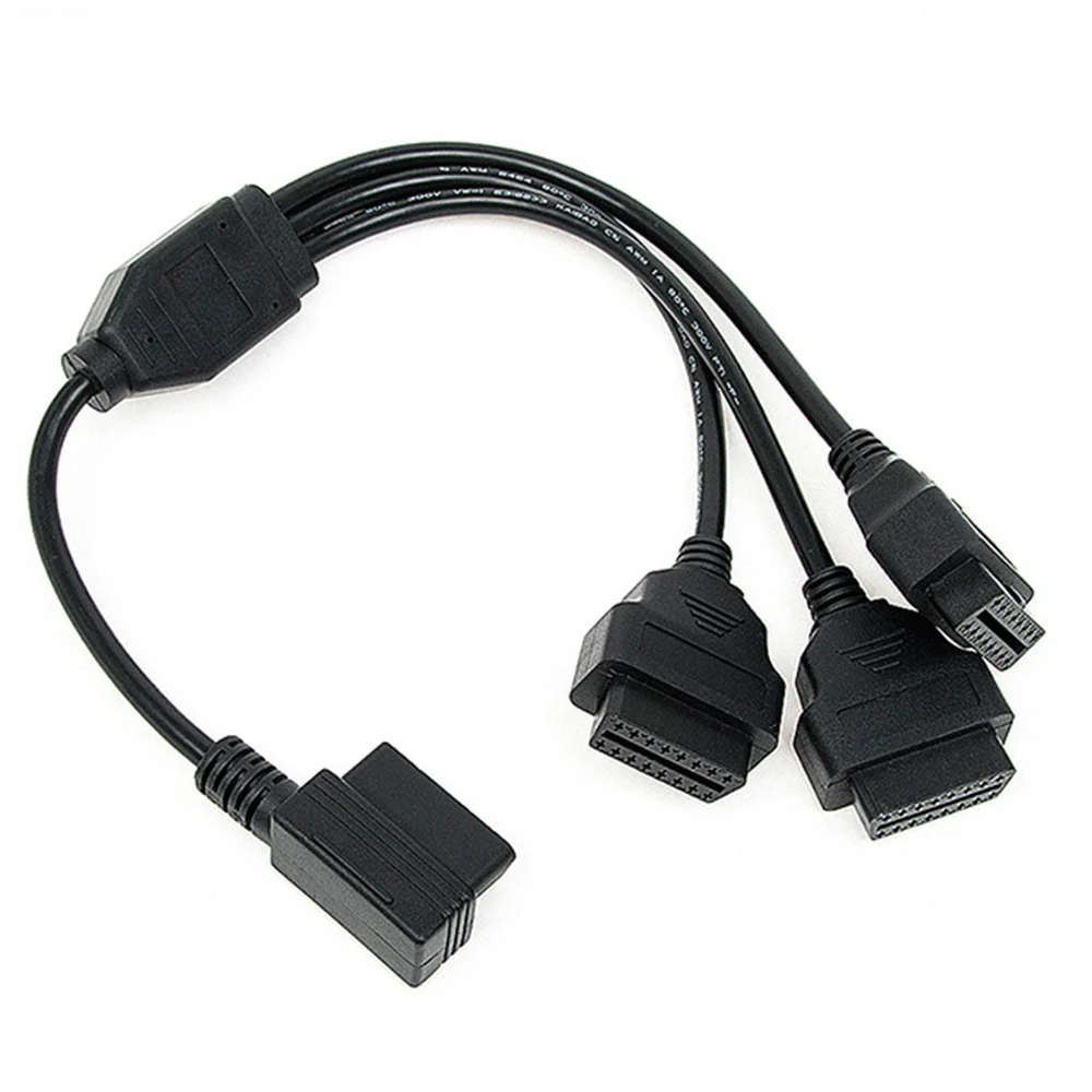 1 шт. черный OBD2 16Pin для DB9 OBDII Автомобильный адаптер Соединительный кабель