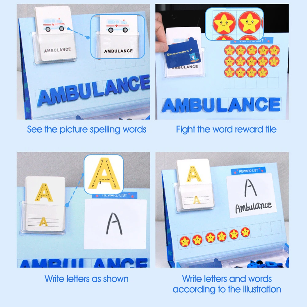 Ранние развивающие игрушки магнитная головоломка Английский ABC алфавит слова