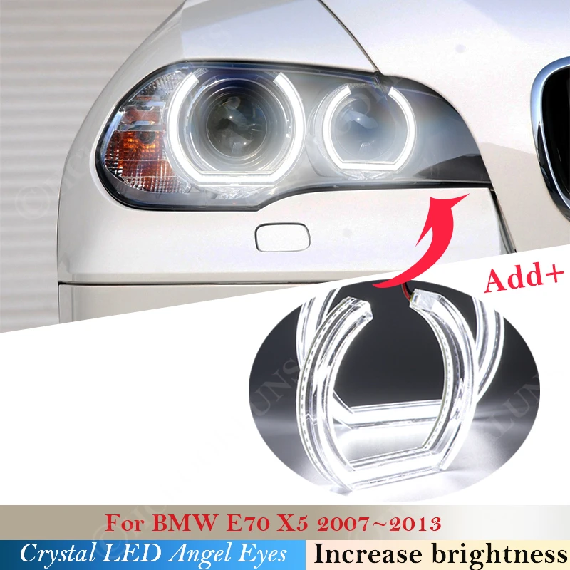 Для BMW e70 X5 2007 2008 2009 2010 2011 2012 2013 DTM Стиль с украшением в виде кристаллов светодиодный