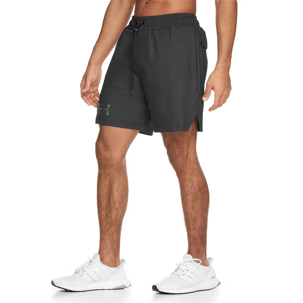 

Summer sports casual shorts male surface waterproof breathable quick dry five-minute pants fitness pockets training pants