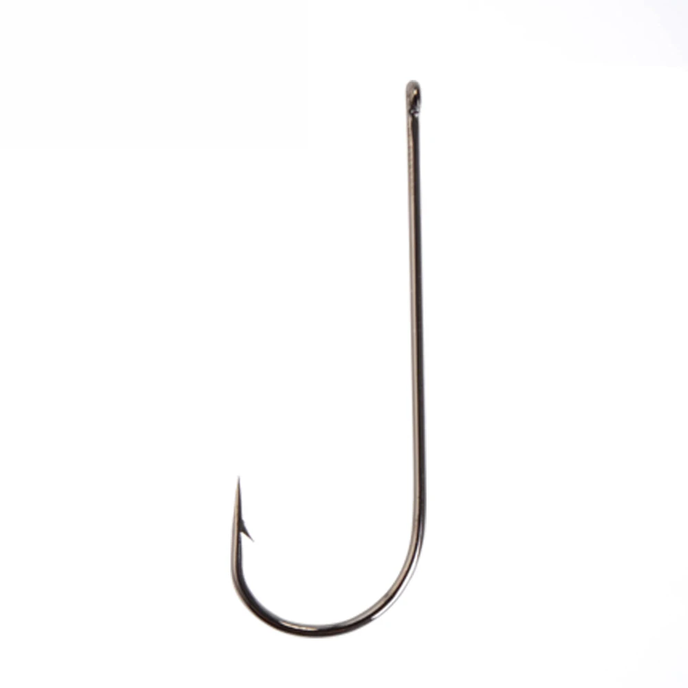 Fishing Hooks Set High Carbon Steel ROUND Ring Eye 7~10Pcs/Pack Fishhook Fly  Jip Barbed Carp Hooks Sea Tackle Accessories
