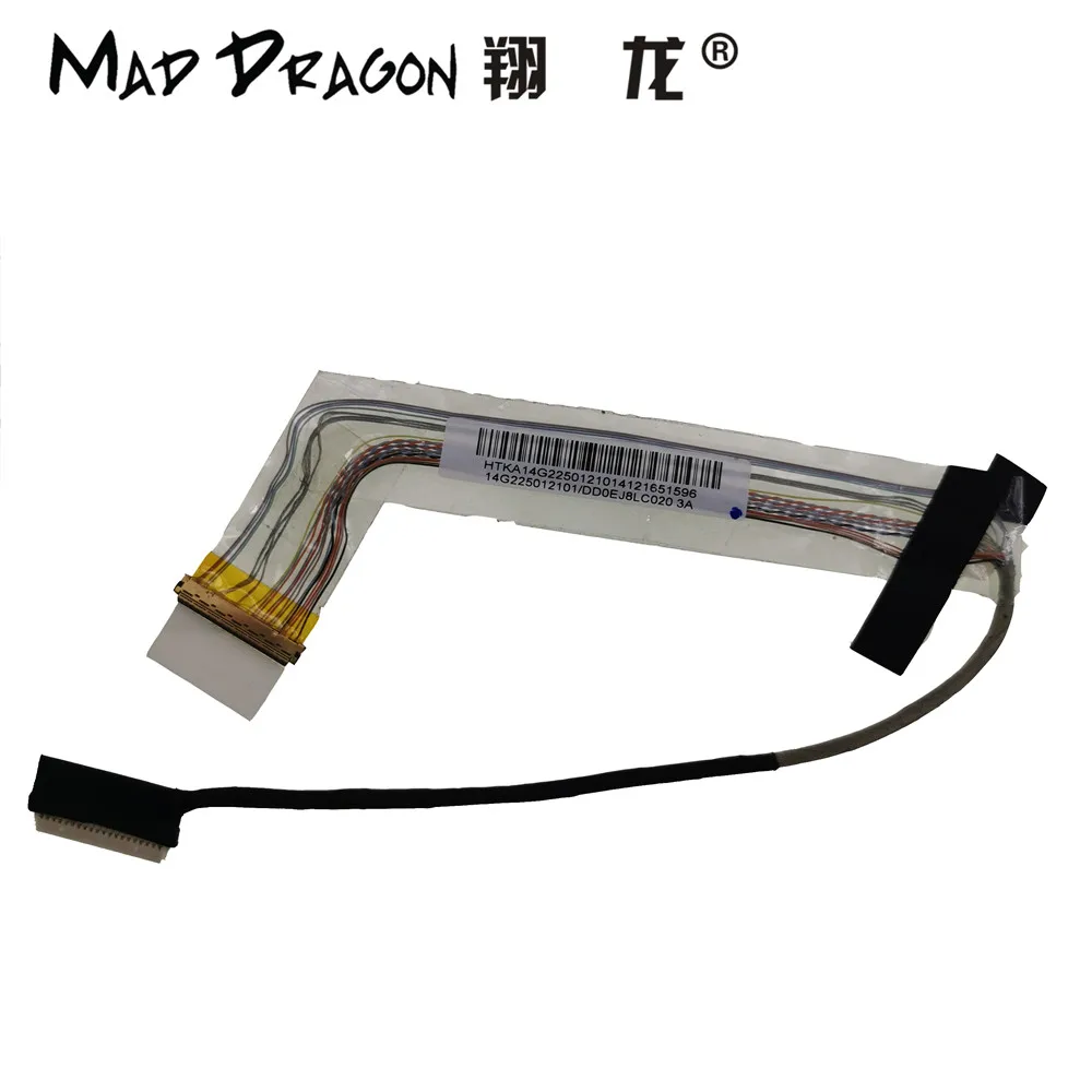 

New original laptop LCD LED LVDS Display Ribbon cable For ASUS Eee PC 1025C 1025CE DD0EJ8LC020 1422-011U000 14G225012101