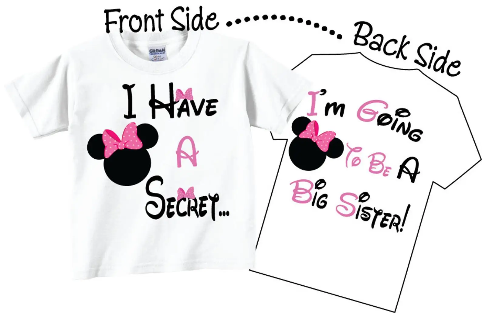 Футболки с надписью I'm Going To Be A Big Sister для маленьких девочек милые розовые