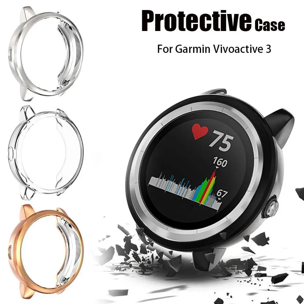 Защитный чехол из ТПУ роскошный защитный с гальваническим покрытием для Garmin