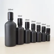 5 мл 10 мл 15 мл 20 мл 30 мл 50 мл 100 мл черная бутылка с роликом для эфирных масел многоразовые флаконы для духов контейнеры для дезодорантов
