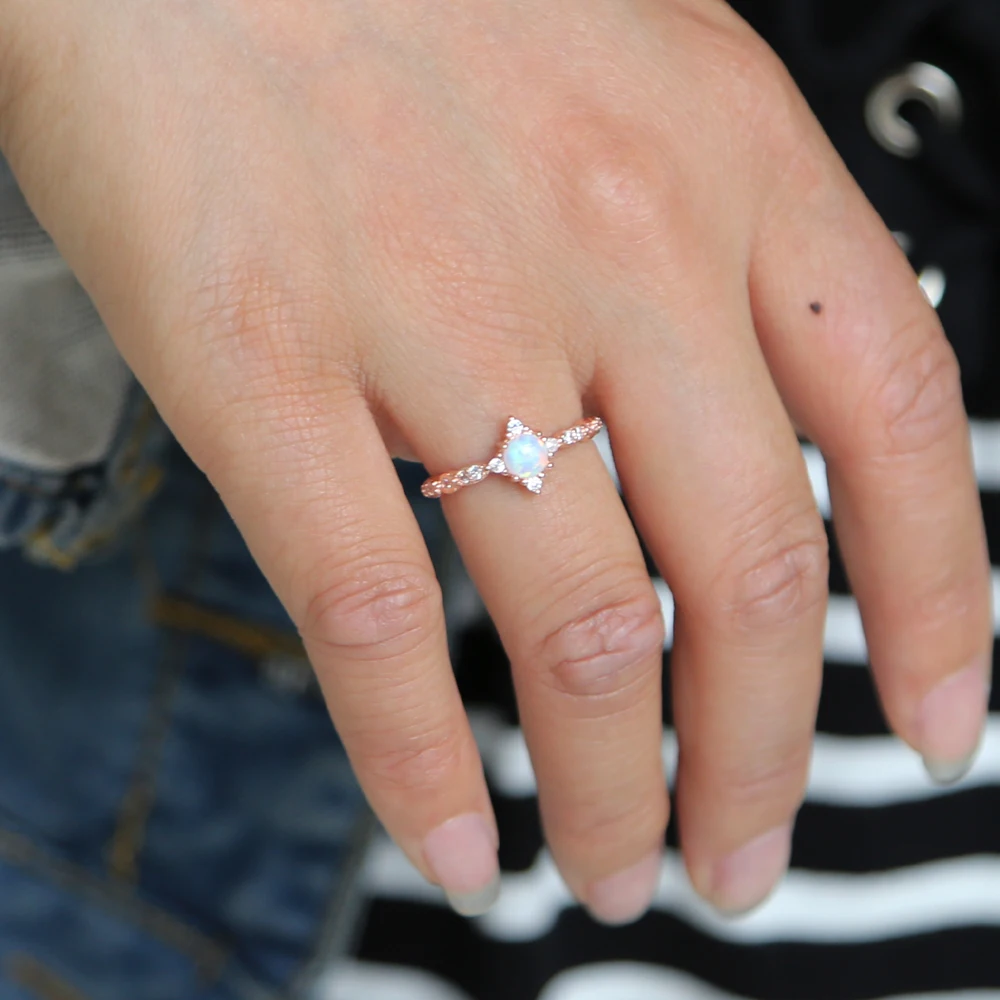 Одежда высшего качества 925 стерлингового серебра с нежными круглыми Белый