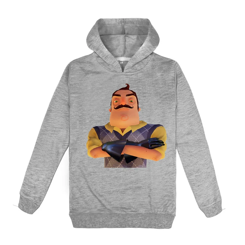 

2020 Summer The Hello Neighbor Hoodies Kids Shirts Boys Shirt Girl Teenage Clothes Sweatshirts For 3-16Years Kids