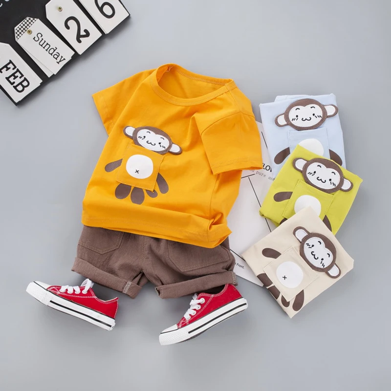 Комплект одежды из 2 предметов для новорожденных мальчиков ясельного возраста