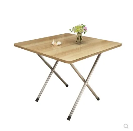 Складной стол стоящий бок о Легкий домашний маленький 2 местный 4 портативный