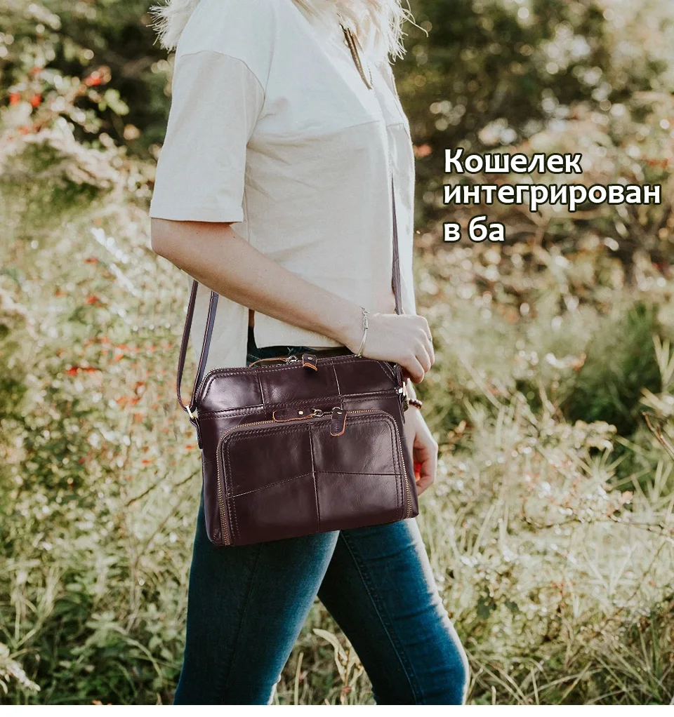 Cobbler Legend, Женская однотонная сумка с несколькими карманами и держатель для карт, Повседневная Натуральная кожа, сумка через плечо, дизайнерские сумки