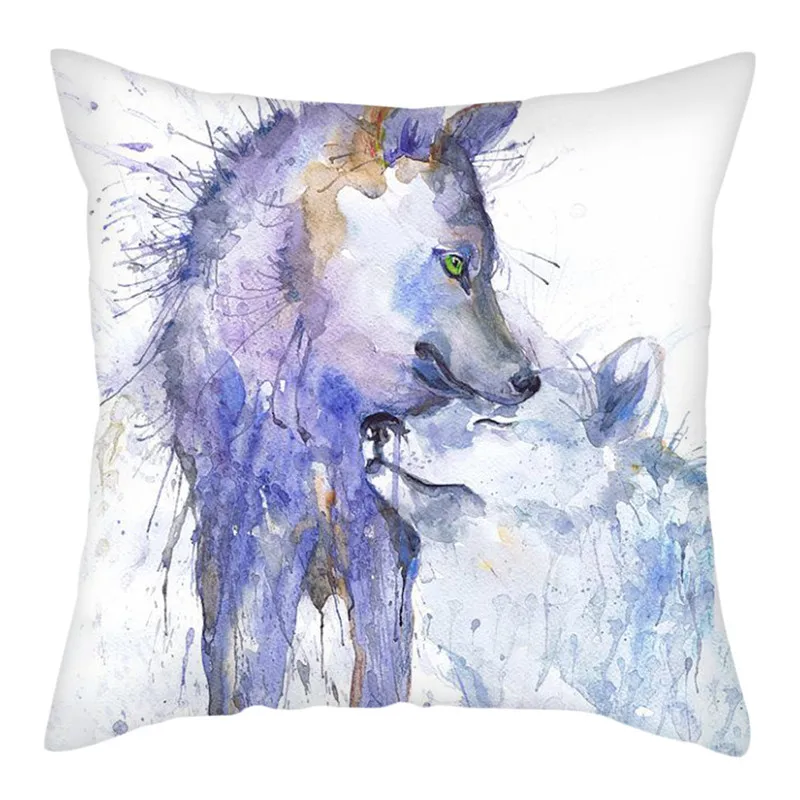 Чехол-наволочка Fuwatacchi с рисунком диких животных новинка украшение для дома диван