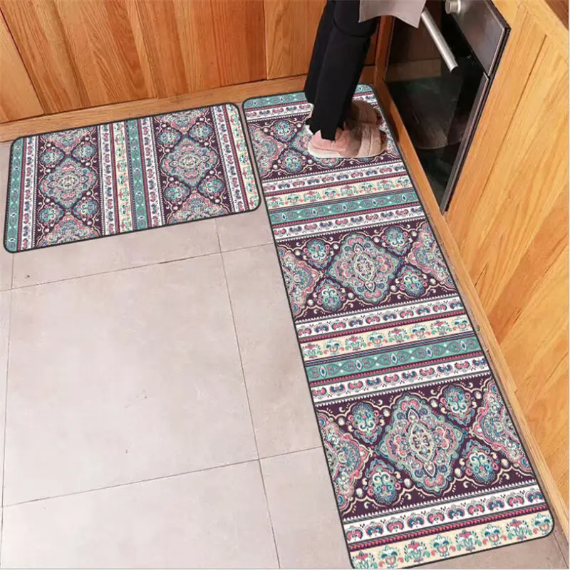 Мягкие коврики в этническом стиле с геометрическим рисунком виде пузыря поцелуя