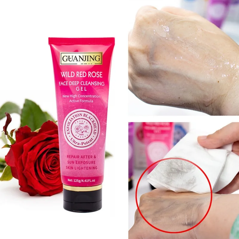 

125 г ультра-Осветляющий фотографический Гель Женский оставленный гель розовая эссенция Очищающий увлажняющий гель для лица