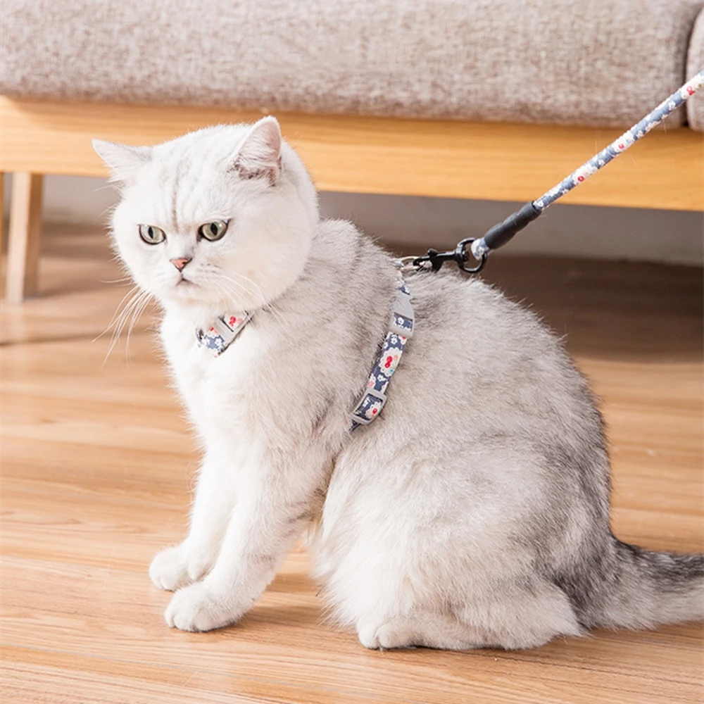 Японский ретро поводок для домашних животных кошек искусственная хлопковая