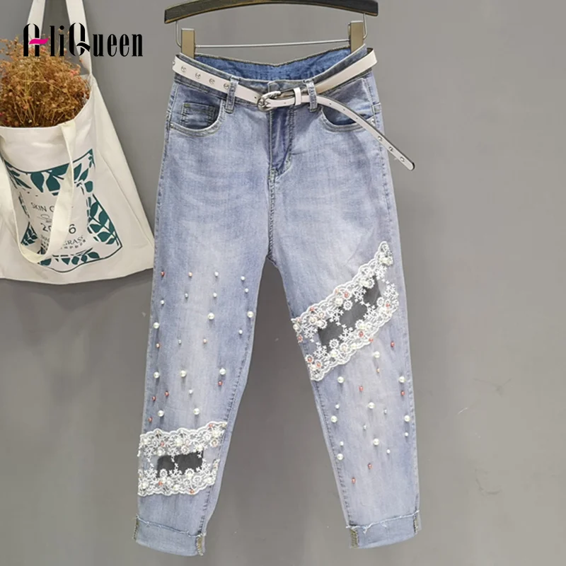 2021 Женские ботинки в винтажном стиле пэчворк украшенное перламутровыми