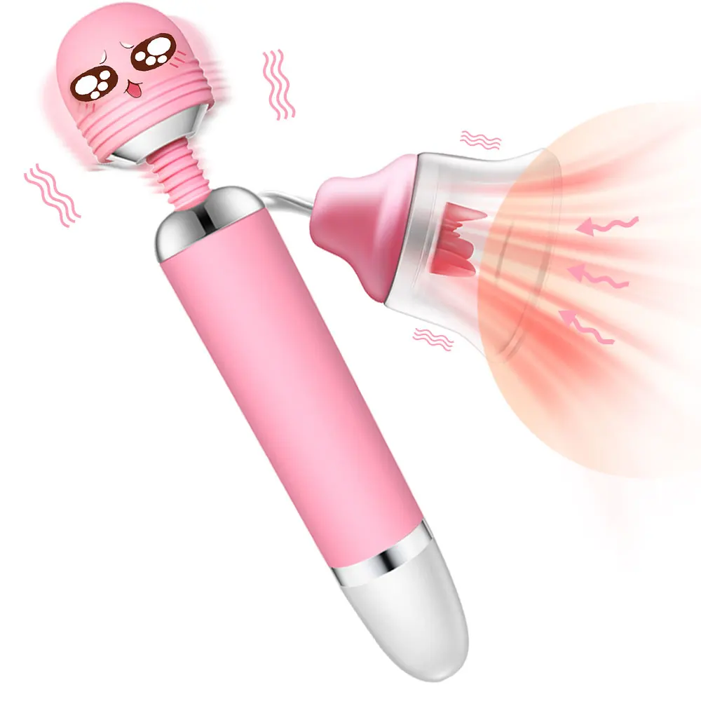 Вибратор фаллоимитатор для точки G волшебная палочка AV женщин лизание клитора