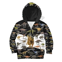 love dinosaur world printed hoodies kids pullover sweatshirt tracksuit jacket t shirts boy for girl funny animal apparel 22