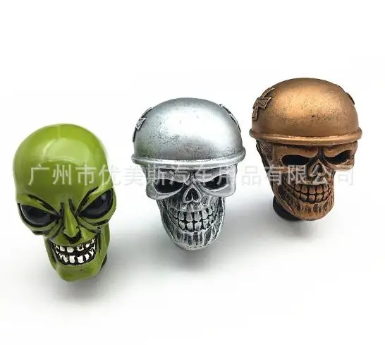 Car Gear Shift Knob Accessories Skull Modification Interior Accessory Fit For BMW Ford Passat Honda Audi | Автомобили и мотоциклы