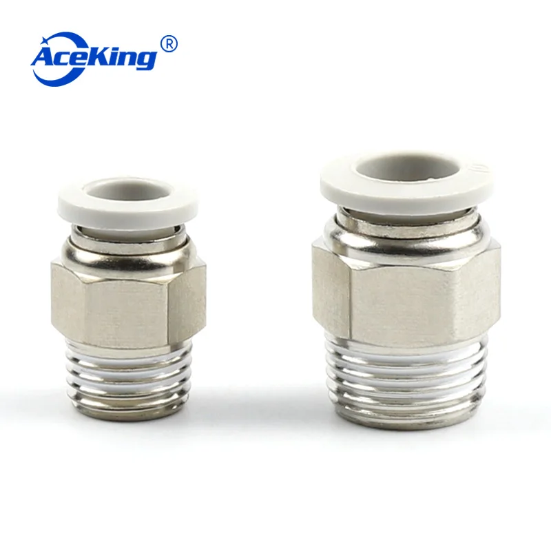 PC Пневматический быстрый соединитель газовая труба быстрая резьба прямая