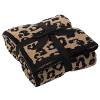 leopard print fleece blankets throw high grade fleece sofa blankets super soft comfortable lightweight blankets for beds