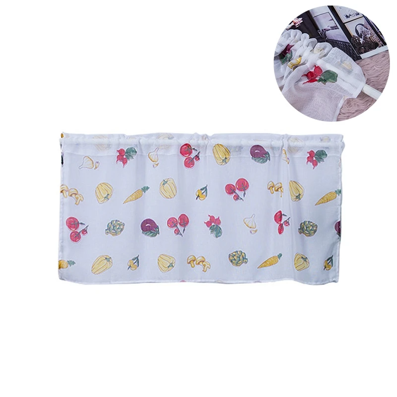 50x100 см/150 см каркасная штора с вышивкой, Капок, цветы, полуярусная штора, Короткая штора для кухни, ванной, гостиной